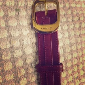 Vintage Authentic Ferragamo layered leather belt